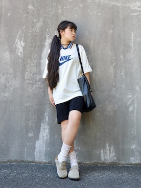 「feepur（フェピュール）のアイテム」を使った、花音さん（キッズ・150cm）の夏コーディネート