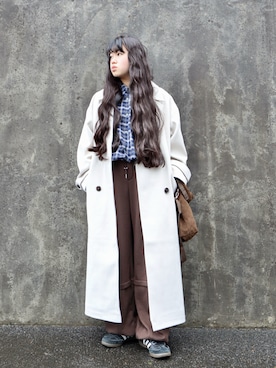 「Java（ジャバ）のアイテム」を使った、花音さん（キッズ・150cm）の冬コーディネート