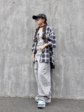 花音さん(キッズ・152cm)の秋コーディネート