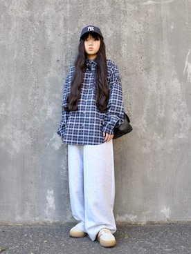 「Heather（ヘザー）のアイテム」を使った、花音さん（キッズ・150cm）の冬コーディネート