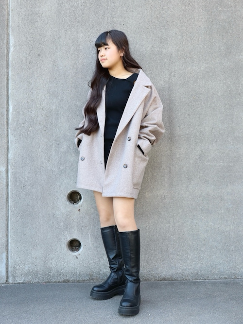 セール】【新色追加】《#極軽》軽量厚底 2段ソール プレーン ロング