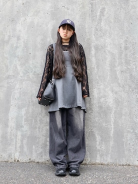 「kutir（クティール）のアイテム」を使った、花音さん（キッズ・150cm）の春コーディネート