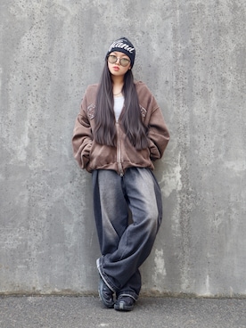花音さん(キッズ・152cm)の秋コーディネート