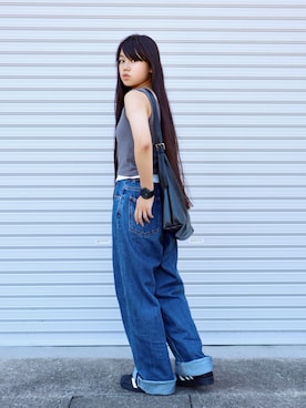 「アイテム（腕時計）」を使った、花音さん（キッズ・149cm）の秋コーディネート