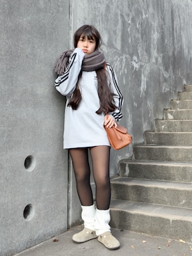 花音さん（キッズ・150cm）の冬コーディネート