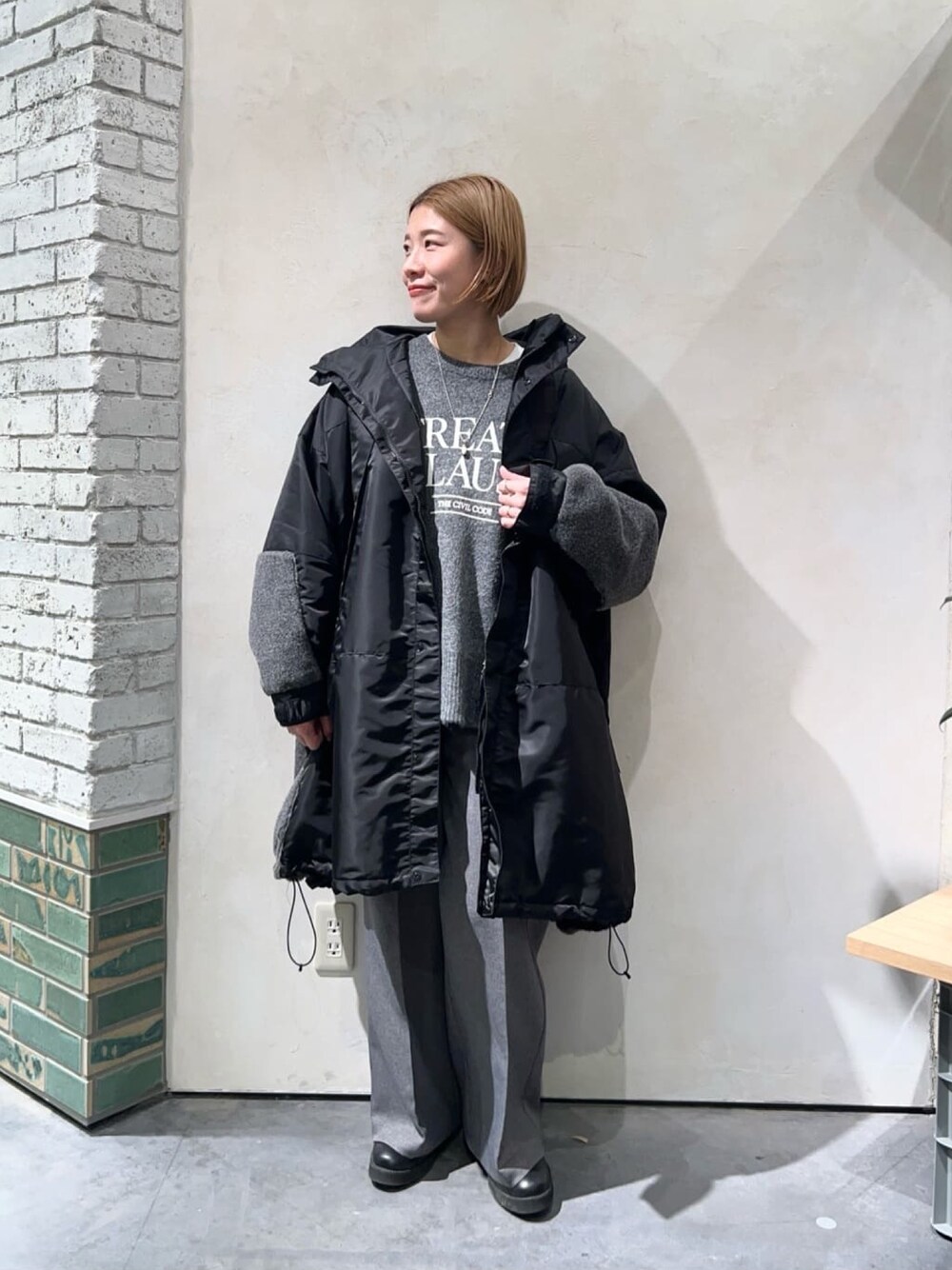 etsinta/エシンタ】モンスター中綿オーバーコートを使った人気