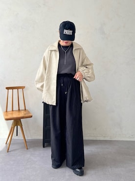 「CIAOPANIC TYPY（チャオパニックティピー）のアイテム（ジャケット/アウター）」を使った、ayaさん（レディース・158cm）の秋コーディネート