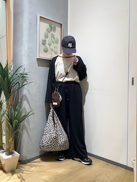 「CIAOPANIC TYPY（チャオパニックティピー）のアイテム（スラックス）」を使った、ayaさん（レディース・158cm）の春コーディネート