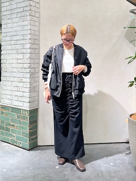 「CIAOPANIC TYPY（チャオパニックティピー）のアイテム（ジャケット/アウター）」を使った、ayaさん（レディース・158cm）の秋コーディネート