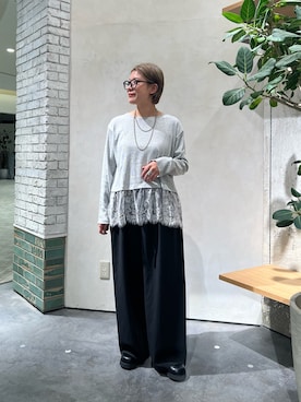 「CIAOPANIC TYPY（チャオパニックティピー）のアイテム（アクセサリー）」を使った、ayaさん（レディース・158cm）の秋コーディネート
