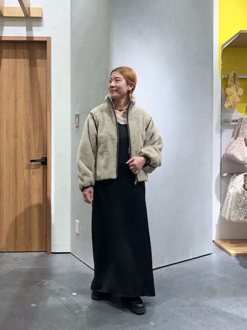 ぬくかる】2WAYふわボアスタンドジャケット（ブルゾン）｜CIAOPANIC