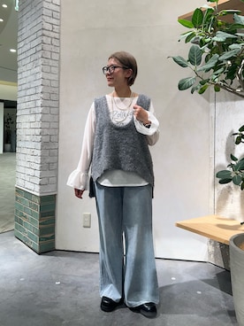 「アイテム（その他シューズ）」を使った、ayaさん（レディース・158cm）の秋コーディネート