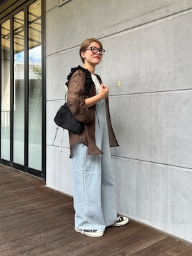 「CIAOPANIC TYPY（チャオパニックティピー）のアイテム（トップス）」を使った、ayaさん（レディース・158cm）の秋コーディネート
