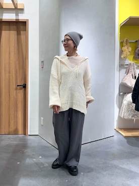 「CIAOPANIC TYPY（チャオパニックティピー）のアイテム」を使った、ayaさん（骨格ウェーブ・レディース・158cm）の秋コーディネート