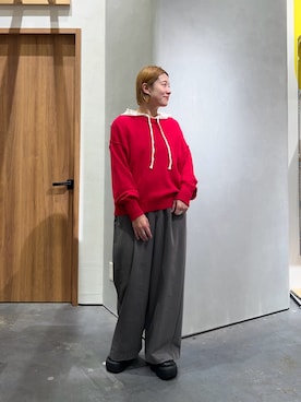 「アイテム（ブーツ）」を使った、ayaさん（レディース・158cm）の秋コーディネート