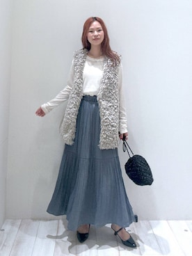 「bijorie」｜「アイテム（アクセサリー）」を使った、ジュネさん（レディース・162cm）の秋コーディネート