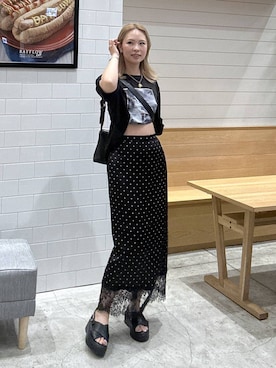 「BAYFLOW（ベイフロー）のアイテム」を使った、ジュネさん（レディース・162cm）の夏コーディネート