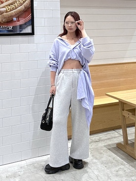 「BAYFLOW（ベイフロー）のアイテム」を使った、ジュネさん（レディース・162cm）の秋コーディネート