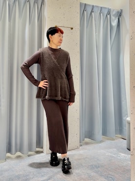 「natural couture（ナチュラルクチュール）のアイテム」を使った、はせきよさん（レディース・158cm）の秋コーディネート