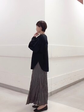 「フォロバ」｜「アイテム（アクセサリー）」を使った、はせきよさん（レディース・160cm）の秋コーディネート