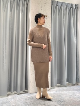 はせきよさん(レディース・160cm)の冬コーディネート