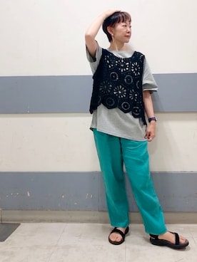 はせきよさん（レディース・160cm）の夏コーディネート