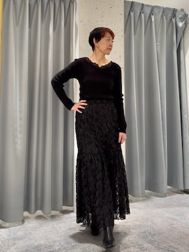 はせきよさん（レディース・158cm）の冬コーディネート