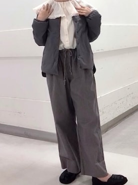「大人可愛い、シンプル」｜「アイテム（その他）」を使った、はせきよさん（レディース・160cm）の秋コーディネート