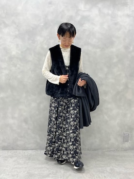 「PUAL CE CIN（ピュアルセシン）のアイテム（ジャケット/アウター）」を使った、はせきよさん（骨格ナチュラル・レディース・160cm）の秋コーディネート
