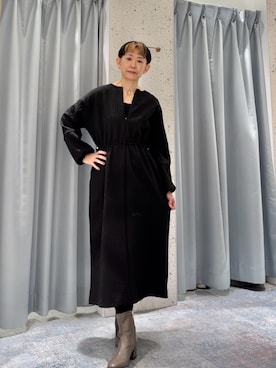 「natural couture（ナチュラルクチュール）のアイテム（その他シューズ）」を使った、はせきよさん（レディース・159cm）の冬コーディネート