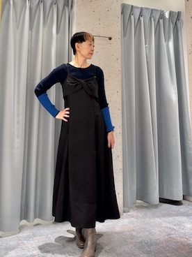 「natural couture（ナチュラルクチュール）のアイテム（その他シューズ）」を使った、はせきよさん（レディース・160cm）の冬コーディネート