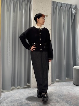 「natural couture（ナチュラルクチュール）のアイテム」を使った、はせきよさん（レディース・158cm）の秋コーディネート