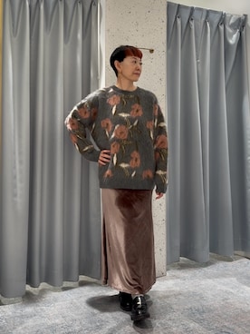 「natural couture（ナチュラルクチュール）のアイテム」を使った、はせきよさん（レディース・158cm）の秋コーディネート