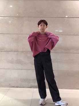 「Horn Please（ホーン プリーズ）のアイテム」を使った、はせきよさん（レディース・160cm）の秋コーディネート