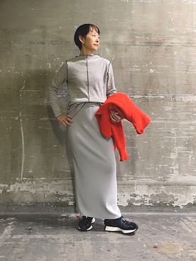 「NEW BALANCE（ニューバランス）のアイテム」を使った、はせきよさん（骨格ナチュラル・レディース・160cm）の冬コーディネート