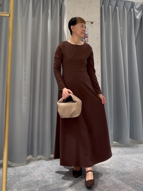 WEB限定／〈osono〉前後2WAYカットジョーゼットフレアワンピース