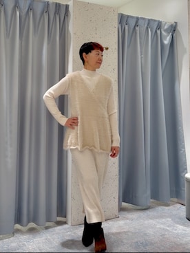 「natural couture（ナチュラルクチュール）のアイテム」を使った、はせきよさん（レディース・158cm）の秋コーディネート