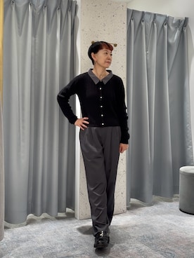 「natural couture（ナチュラルクチュール）のアイテム」を使った、はせきよさん（レディース・158cm）の秋コーディネート