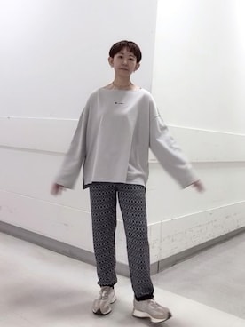 「PLUIE（プリュイ）のアイテム（ネックレス）」を使った、はせきよさん（レディース・160cm）の秋コーディネート