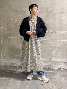 「NEW BALANCE（ニューバランス）のアイテム」を使った、はせきよさん（骨格ナチュラル・レディース・160cm）の秋コーディネート