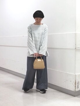 「TIDEWAY（タイドウェイ）のアイテム」を使った、はせきよさん（レディース・160cm）の冬コーディネート