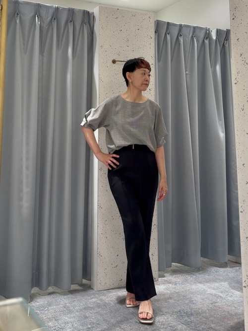 【大人の余裕を♪】Chloe ストレッチウール製フレア パンツ セール】【osono】ハイウエスト美フレアパンツ（その他パンツ