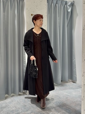 「アイテム（その他アウター）」を使った、はせきよさん（レディース・158cm）の秋コーディネート