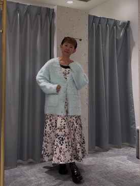 「natural couture（ナチュラルクチュール）のアイテム（ワンピース）」を使った、はせきよさん（レディース・158cm）の秋コーディネート