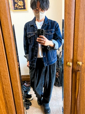 「Levi's（リーバイス）のアイテム（ジャケット/アウター）」を使った、kohei さん（メンズ・170cm）の春コーディネート