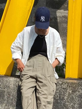 「manonfripes（マノンフリップ）のアイテム」を使った、yukinoさん（レディース・164cm）の春コーディネート