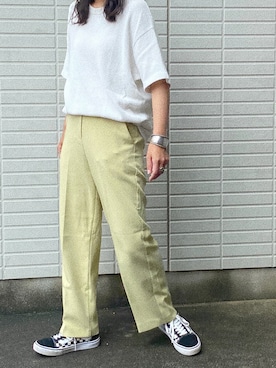 「ADER error（アーダーエラー）のアイテム（レッグウェア）」を使った、yukinoさん（レディース・164cm）の夏コーディネート