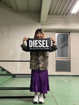 rinaさんの（DIESEL | ディーゼル）を使ったコーディネート