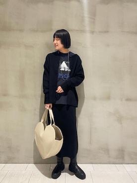 kokoro katahiraさん（レディース・170cm）の冬コーディネート