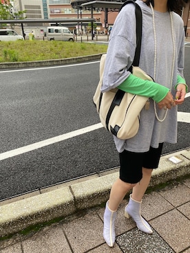 「CIMARRON（シマロン）のアイテム」を使った、kokoro katahiraさん（レディース・170cm）の夏コーディネート